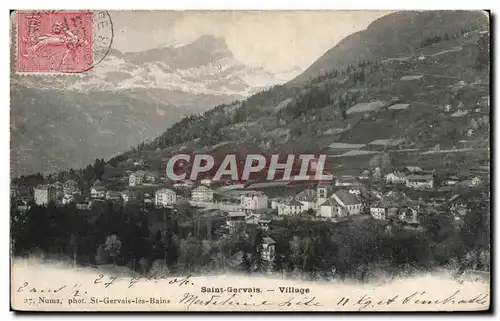 Cartes postales Saint Gervais les Bains Village