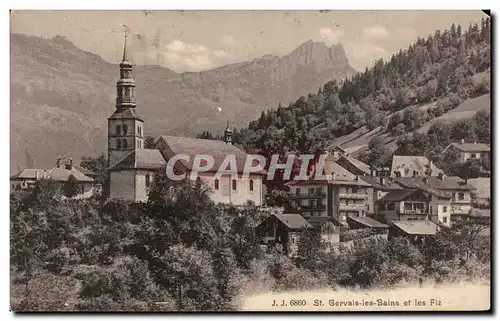 Cartes postales Saint Gervais les Bains et les Fiz