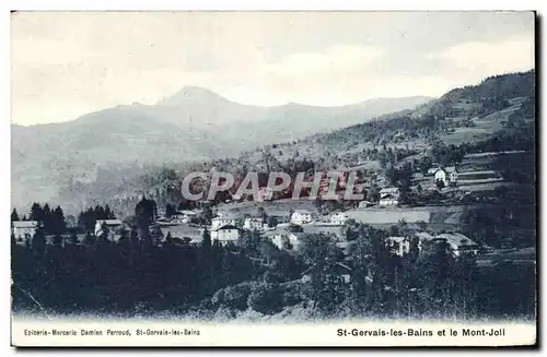 Cartes postales Saint Gervais les Bains et le Mont Joli