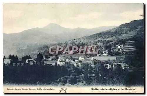 Cartes postales Saint Gervais les Bains Let le Mont Joli