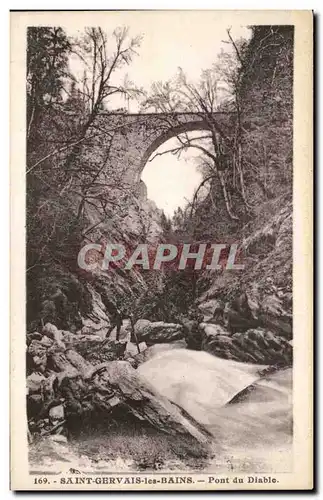 Cartes postales Saint Gervais les Bains Pont du diable