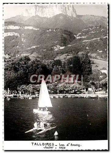 Moderne Karte Environs d Annecy Talloires Juillet 1959