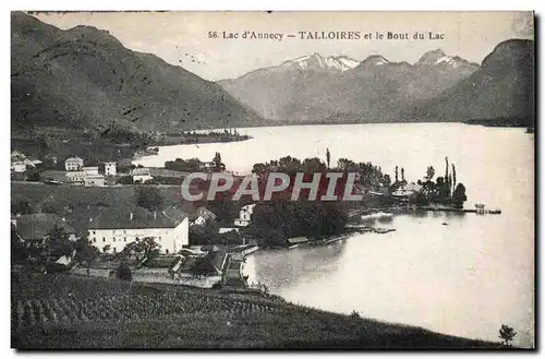 Ansichtskarte AK Lac d Annecy Talloires et le bout du lac