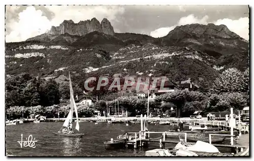 Cartes postales Port de Talloires Les dents de Lanfon et la Tournette