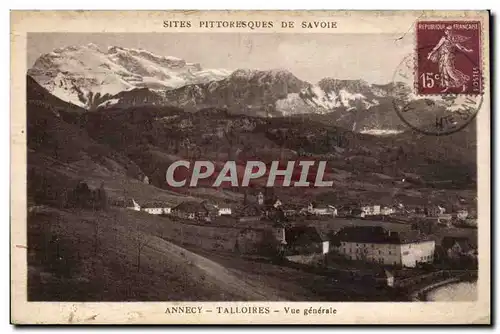 Cartes postales Annecy Talloires Vue generale