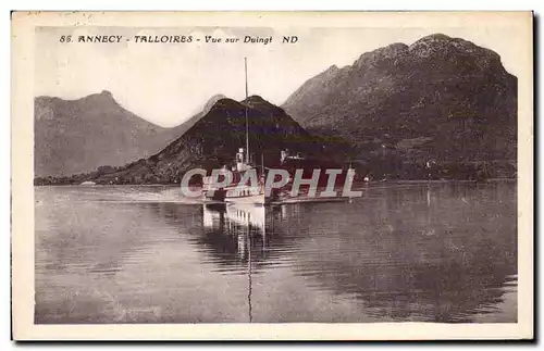 Cartes postales Lac d Annecy Talloires Vue sur le Duingt