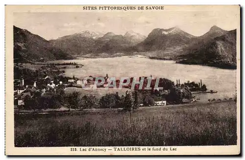 Lac d Annecy - Talloires - et le fond du Lac - Ansichtskarte AK