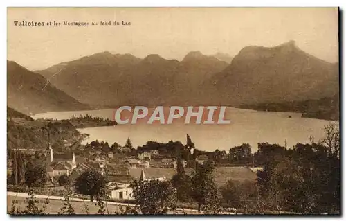 Lac d Annecy - Talloires - et les Montagnes - Ansichtskarte AK