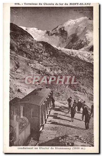 Chamonix - Terminus de Chemin du Fer du Mont Blanc - Cartes postales