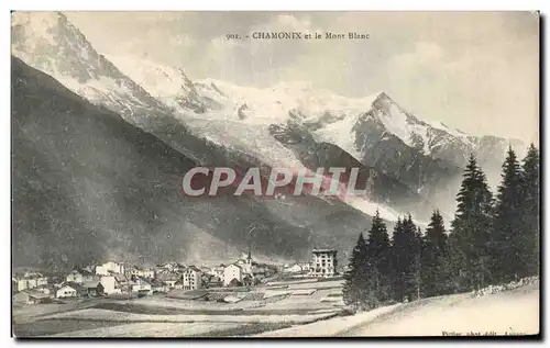 Chamonix - et le Mont Blanc - Cartes postales