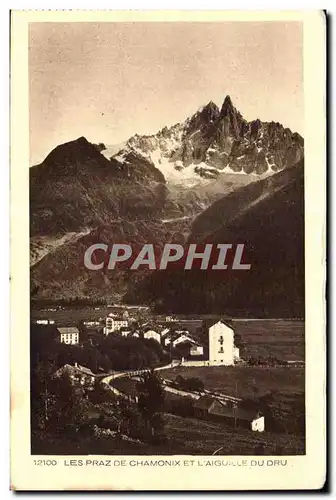 Chamonix - Les Praz - L Aiguille du Dru - Cartes postales