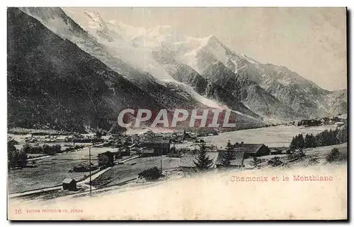 Chamonix - Le Mont Blanc - Cartes postales