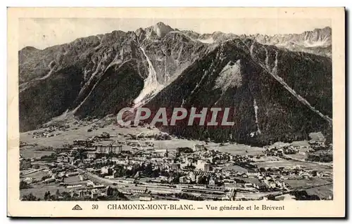 Chamonix - Mont Blanc - Vue Generale - Le Brevent - Cartes postales