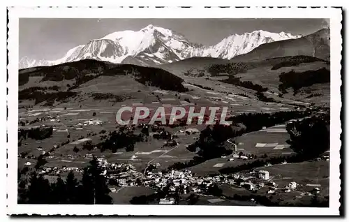 Cartes postales moderne Megeve et le Mont Blanc