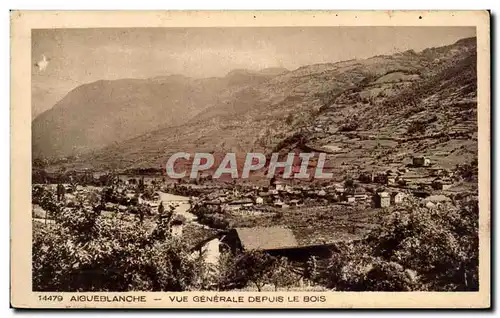 Cartes postales moderne Aigueblanche Vue generale depuis le bois