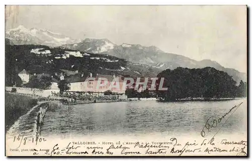 Cartes postales Talloires Hotel de l abbaye et la Tournette