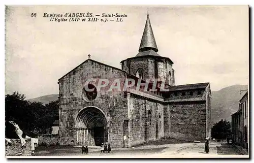 Cartes postales Environs d Argeles Saint SAvin L eglise