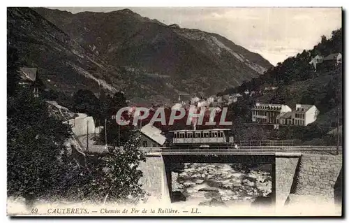 Ansichtskarte AK Cauterets Chemin de fer de la Raillere