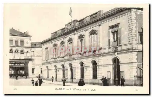 Cartes postales Sable L hotel de ville