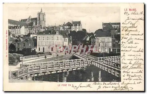 Cartes postales Le Mans Le pont en X