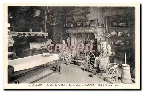 Cartes postales Le Mans Musee de la reine Berengere Sarthe Vieil interieur rural