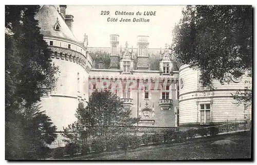 Cartes postales Chateau de Lude Cote Jean Daillon