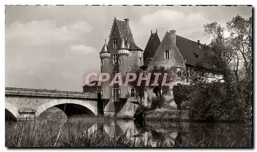 Moderne Karte La Fleche Le chateau des Carmes au bord du loir