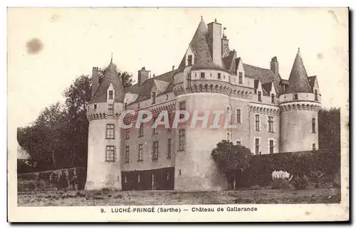 Cartes postales Luche Pringe Chateau de Gallerande