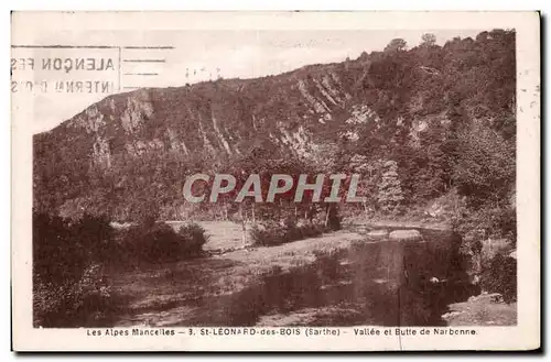 Ansichtskarte AK alpes Mancelles St leonard des bois Vallee et butte de Narbonne