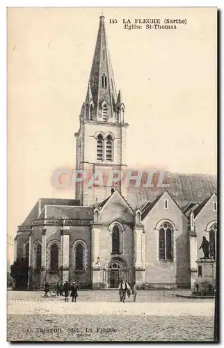 Cartes postales La Fleche Eglise St Thomas