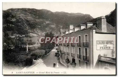 Cartes postales St Sauveur Grand hotel de France