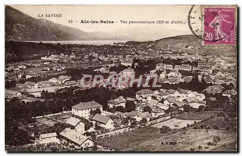 Cartes postales Aix les Bains Vue panoramique