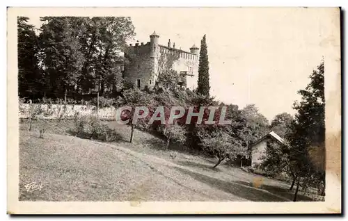 Cartes postales Le chateau de Bourdeau Le lac du Bourget et le Mont Rovard