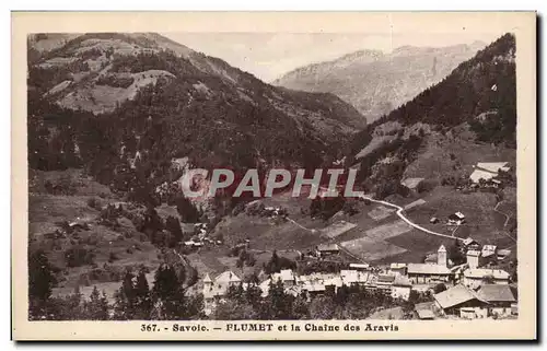 Cartes postales Flumet et la chaine des Aravis