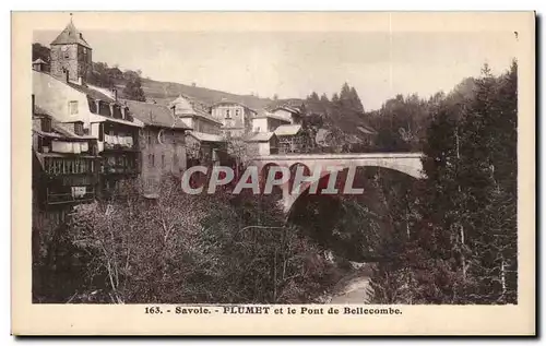 Cartes postales Flumet et le pont de Bellecombe