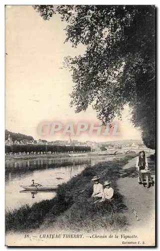 Cartes postales Chateau Thierry Chemin de la Vignotte