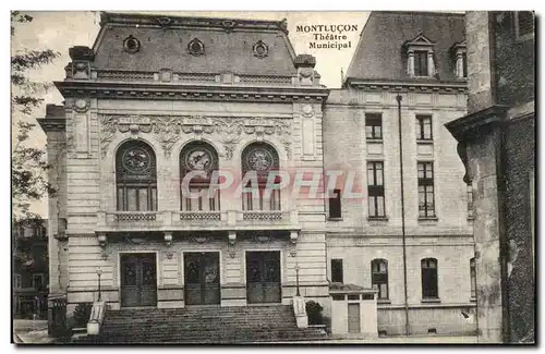 Cartes postales Montlucon Theatre municipal