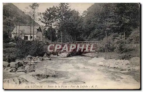 Ansichtskarte AK Luchon Route de la Pique Pont de Lafade