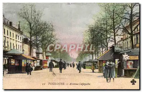 Cartes postales Toulouse Avenue Lafayette