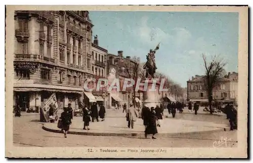 Cartes postales Toulouse Place Jeanne d arc