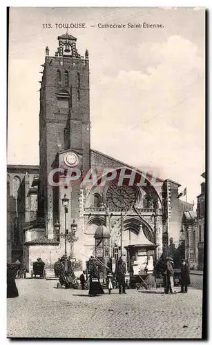 Cartes postales Toulouse Cathedrale Sainte Etienne