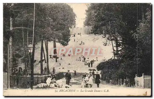 Arcachon - La Grande Dune - Ansichtskarte AK