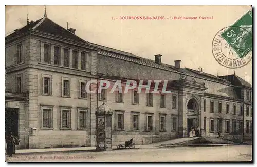 Bourbonne les Bains - L Etablissement Thermale - Cartes postales