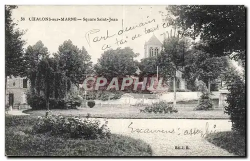 Chalons sur Marne - Square Saint Jean - Cartes postales