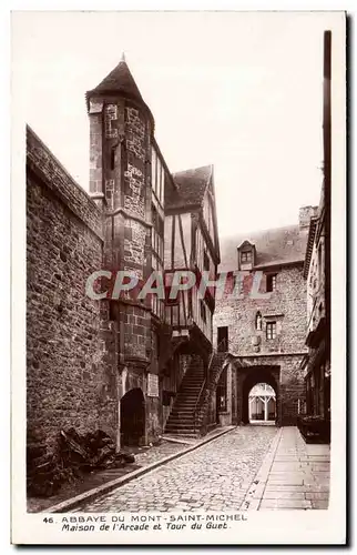 Le Mont Saint Michel - Maison de l Arcade - Ansichtskarte AK