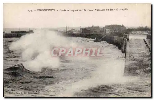 Cherbourg - Etude de Vagues - Ansichtskarte AK