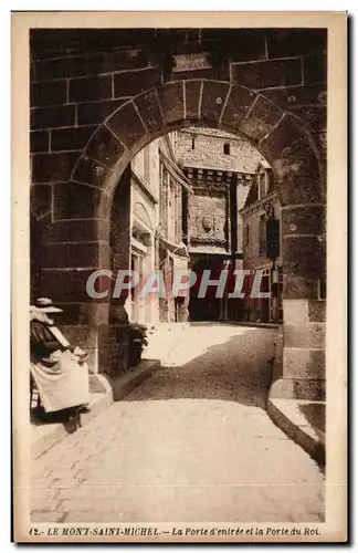 Le Mont Saint Michel - La Porte d Entree - Cartes postales