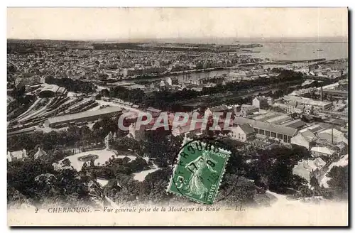 Cherbourg - Vue Generale pris de la Montagne - Cartes postales