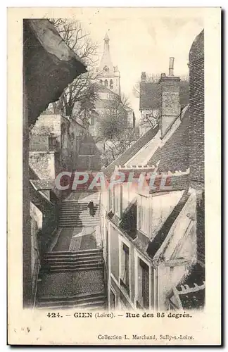 Gien - Rue des 85 degres - Cartes postales