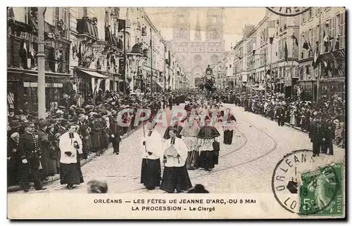 Orleans - Fetes de Jeanne d Arc du 8 Mai - La Procession - Le Clerge - Cartes postales